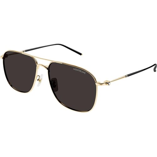 Mont Blanc MB0417SA 001 ONE SIZE (60) Zlata/Siva Slike