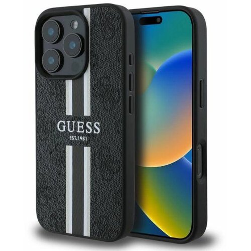 Guess HARDCASE ZA IPHONE 16 PRO MAX 6.9 ZA MAGSAFE S TISKANIM ČRTOM, (5000010659) Cene