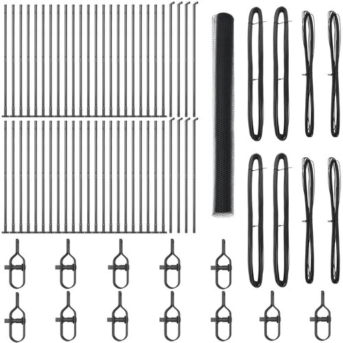 vidaXL Šesterokutna ograda Siva 1,5 x 100 m Čelik, Stupovi ograde s osnovnim pločama 13 kom Ø32mm 83,5cm Galvanizirani čelik Cijene