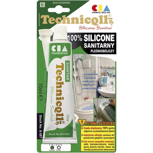 Technicqll sanitarni silikon bezbojna 70ml Cene