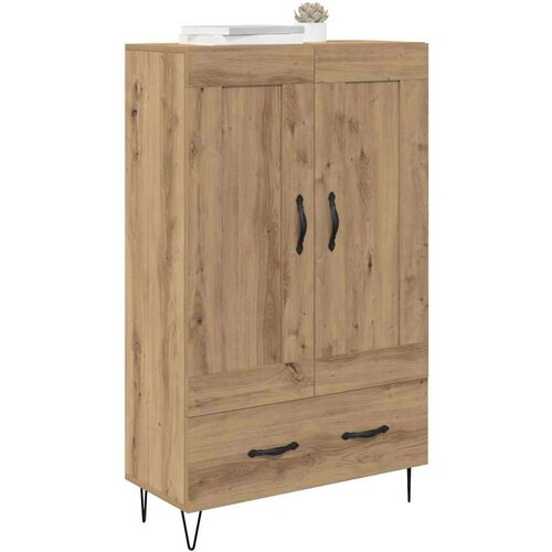 VidaXL Highboard Umjetnički hrast 69,5 x 31 x 115 cm Konstruirano drvo Slike