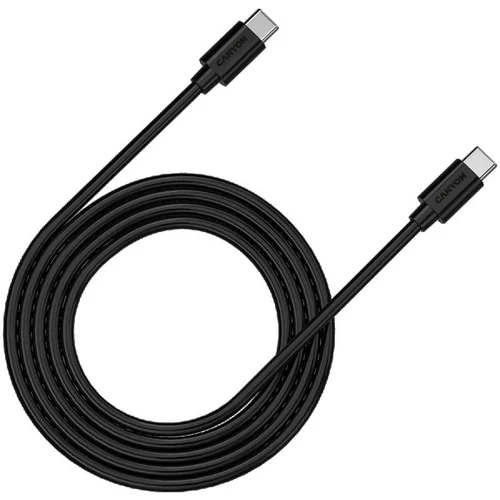 Canyon UC-12, cable 100W, 20V/ 5A, typeC to Type C, 2M with Emark, Power wire :20AWG*4C,Signal wires :28AWG*4C,OD4.5mm, PVC ,black - CNS-USBC12B