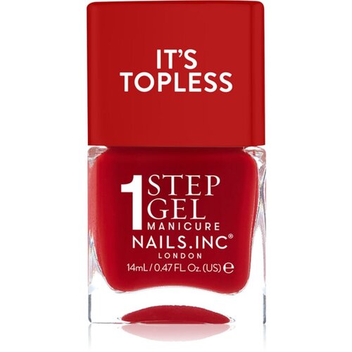 Nails Inc. It&amp;rsquo;s Topless gel lak za nohte za dolgoobstojen učinek odtenek Kendall 14 ml Slike