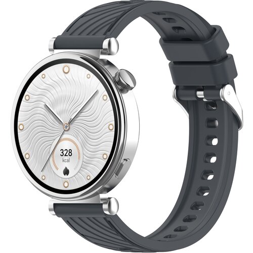 INF Pa&scaron;ček Huawei GT5/GT5 Pro - nadomestni pas iz teksturiranega silikona Grey, (21553676) Cene