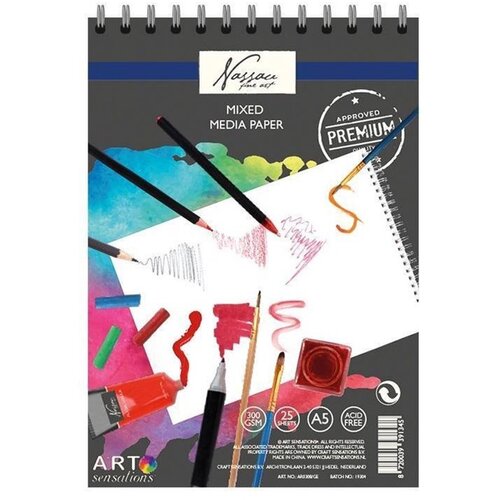  Papir za Mixed Media Nassau Fine Art A5 &amp;ndash; 25 listova ( za) Slike