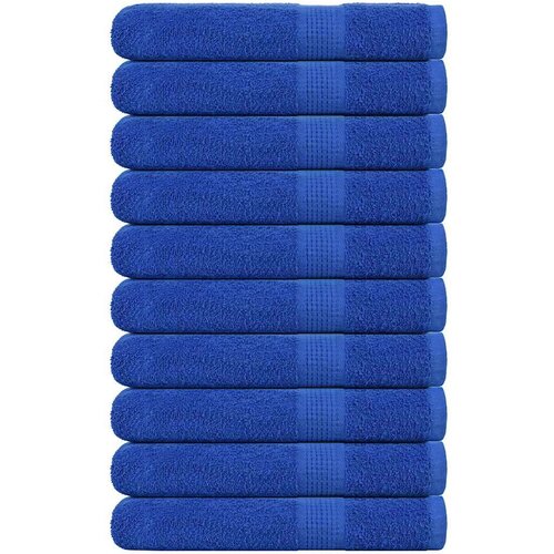 vidaXL Brisače 10 kos modra 100x200 cm 360 g/m² 100% bombaž Cene