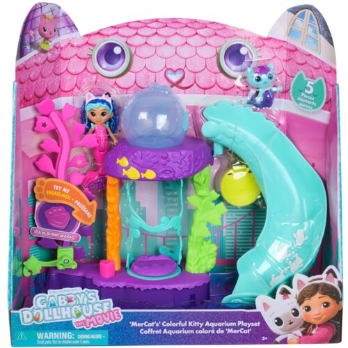 Gabby&amp;#039;s Dollhouse GDH PYS Movie Aquarium Playset INTL GML Slike