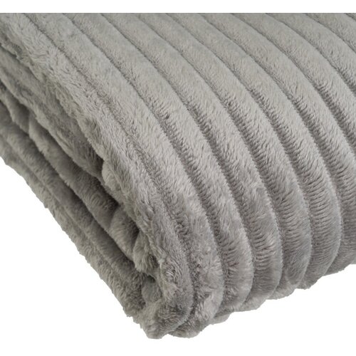 Casa Selecci&amp;oacute;n Siva odeja iz mikropli&amp;scaron;a 130x160 cm Fur Velvet &amp;ndash; Slike