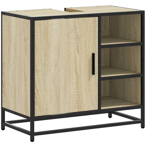 Maison Chic Kopalniška omarica za umivalnik - Umivalniška omarica sonoma 65x33x60 cm inž. les, (21758887) Cene