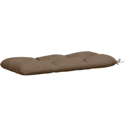  Jastučići za klupe VIANEN 2 kom. 100% poliester Sivosmeđa - Sivosmeđa 130 x 50 x 12 cm Slike