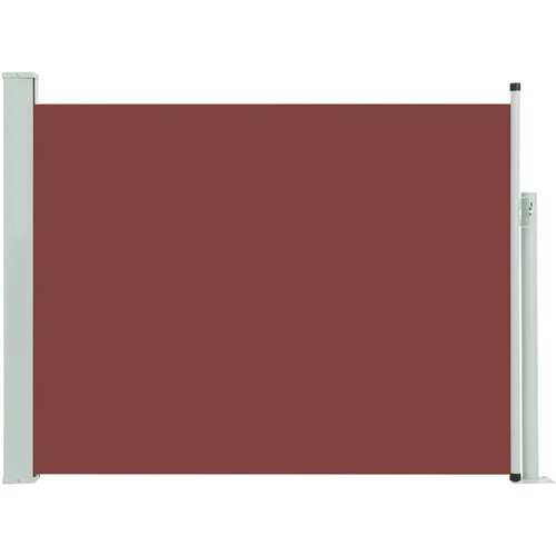 vidaXL Uvlačiva bočna tenda za terasu 140 x 500 cm smeđa Cijene