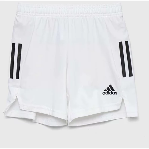 Adidas Otroške kratke hlače CONDIVO21 SHOY bela barva
