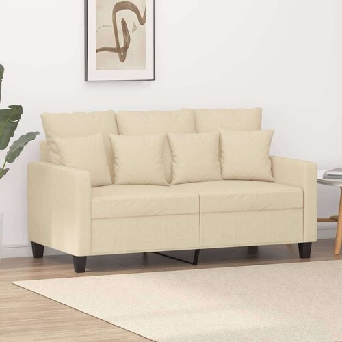  Kavč dvosed krem 120 cm blago Slike