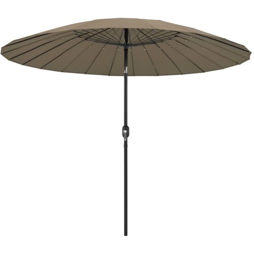  Zunanji senčnik z aluminijastim drogom 270 cm taupe, (20609796) Cene