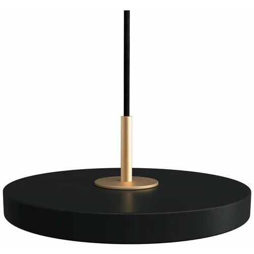 UMAGE Črna LED viseča svetilka s kovinskim senčnikom ø 15 cm Asteria Micro –