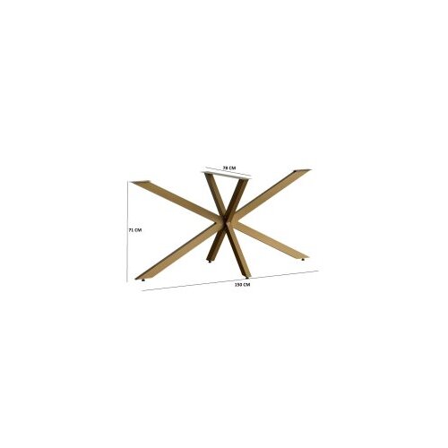 Hanah home (Metalne nogare za sto Ahtapot Gold Slike