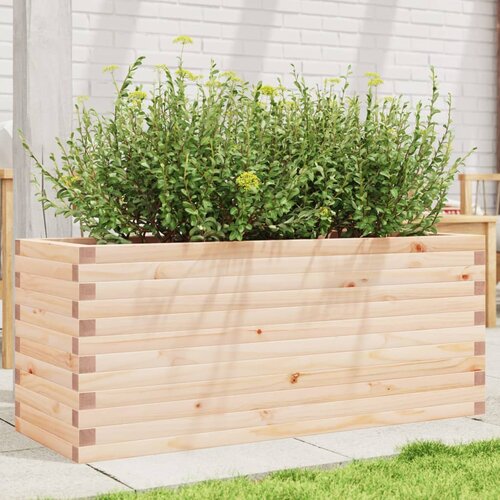  Vrtna sadilica 110x40x45,5 cm od masivne borovine Slike