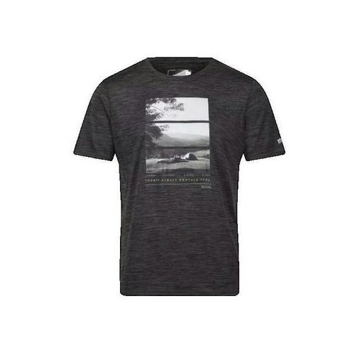 Regatta Majice s kratkimi rokavi T-shirt Fingal VII gris fonc&eacute; Siva Cene
