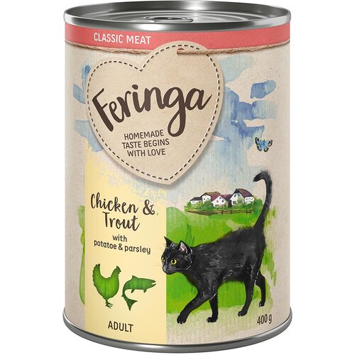 Feringa Classic Meat Meni 12 x 400 g - Piletina i pastrva Slike