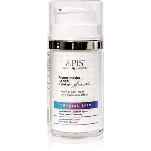 Apis Natural Cosmetics Crystal Skin nočna krema-maska za osvetljevanje kože in hidratacijo 50 ml Cene