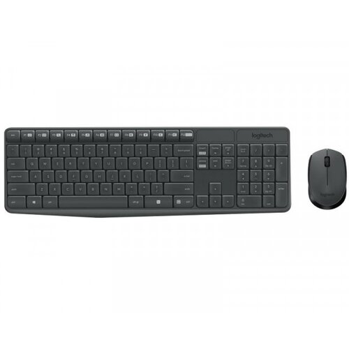Logitech Raton MK235 RF tipkovnice kombinacija Inhambrico Gris, (20605886) Cene