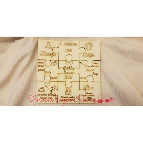  Lesena vabila PUZZLE LESVAB 01 Cene