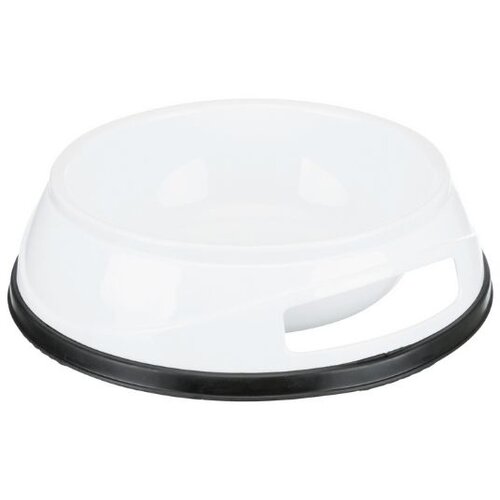 Trixie posuda za pse plastična s gumenom podlogom 0,75 l/fi 16 cm Slike