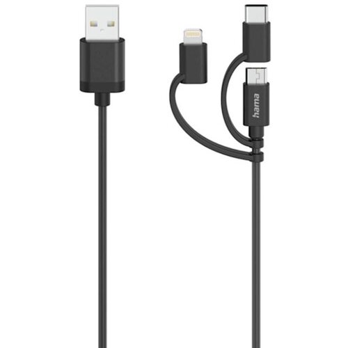  USB KABL HAMA 3-IN-1 MICRO-USB KABL SA ADAPTEROM Slike