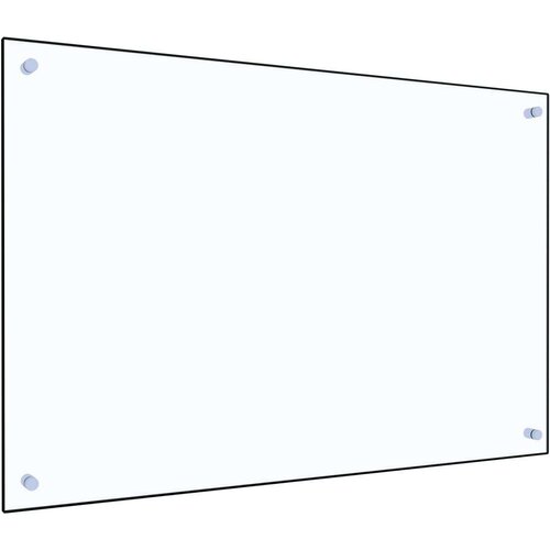 VidaXL kuhinjska za&amp;scaron;tita od prskanja prozirna 90x60 cm kaljeno staklo Slike
