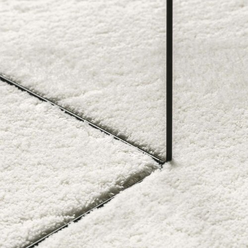  Tepisi Krem Vuna 100 x 200 cm Tepih Ovalni Moderni Slike