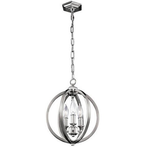 Elstead Lighting Feiss FE-CORINNE-3P-S - Luster na lancu CORINNE 3xE14/60W/230V Cene