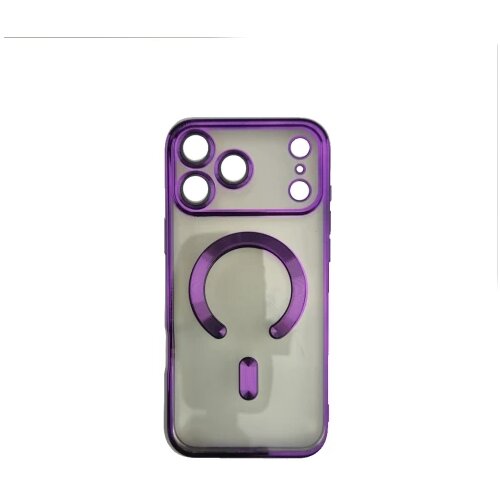  Silikonska futrola Magsafe Iphone 17 Pro LILA Slike