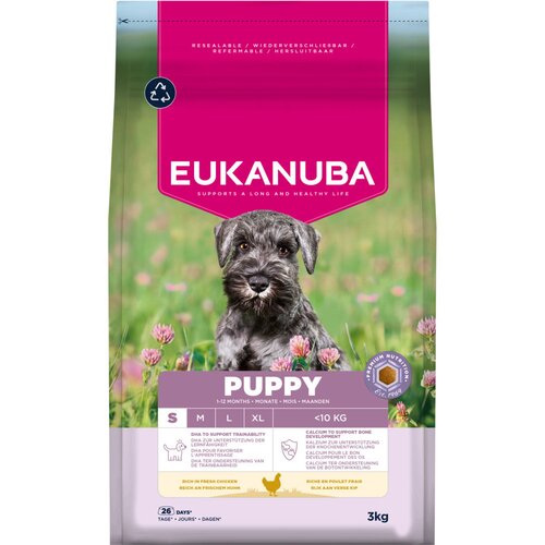 Eukanuba Premium Nutrition Puppy Small Breed piletina - 3 kg Cijene