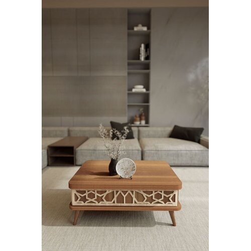 Hanah home Sto za dnevnu sobu Ottowa Ada 90x38x60 cm, Orah Cene