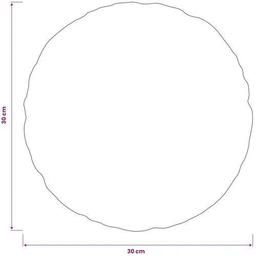  Jastuk s jastukom HEERLEN 2 kom. Svjetlosiva PV flis - Svjetlosiva Ø 30 cm 2 Cene