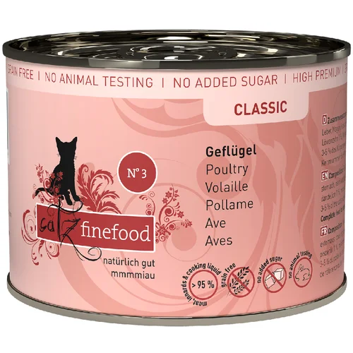 catz finefood Varčno pakiranje 12 x 200 g - Mešano pakiranje II