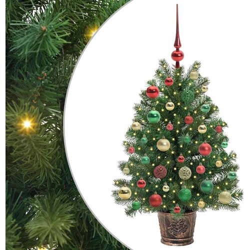vidaXL Umestno božično drevo med 150 LED Zelena 95 cm PE in PVC, (5000067669) Cene