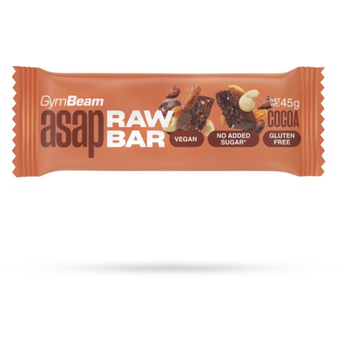 GymBeam asap raw bar 45g kakao Cene