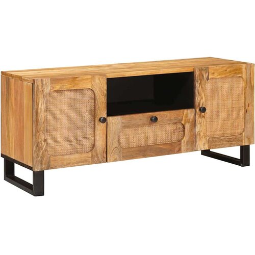 TV ormar s ladicama Smeđa 105 x 33 5 x 46 cm Čvrsto drvo manga Cijene