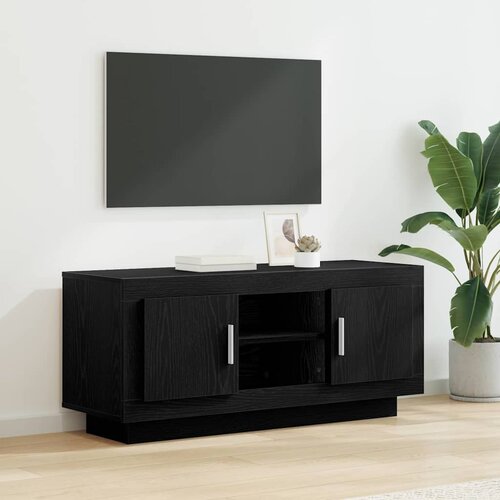 TV ormar Crni hrast 102 x 35 x 45 cm Konstruirano drvo Cene