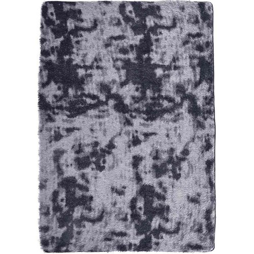 VidaXL Čupavi tepih s visokim vlaknima tamnosiva 160x230 cm poliester Slike