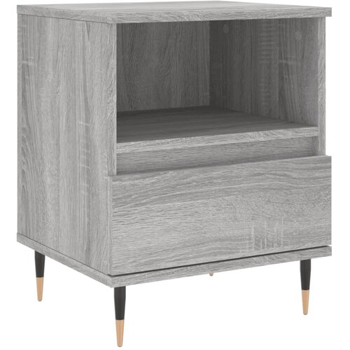 Maison Chic Nočna omarica - Nočna miza siva sonoma 40x35x50 cm inženirski les, (21690485) Cene