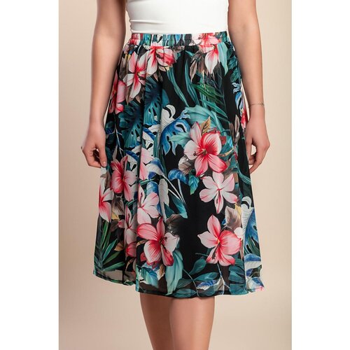 Fenzy Plus Size Krilo S Cvetličnim Potiskom, Večbarvno Cene