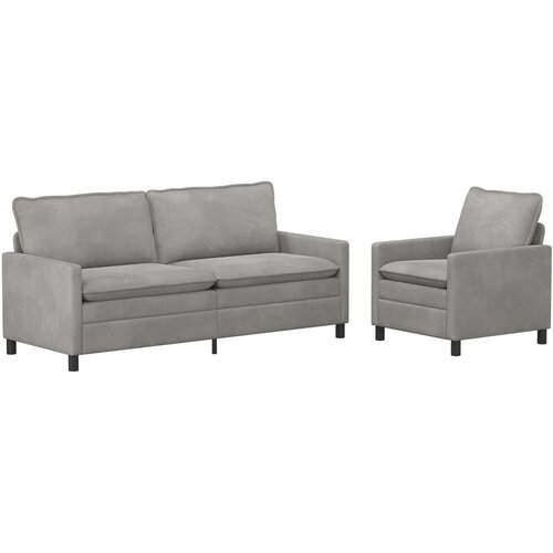  Set sofe 2 pcs Svjetlosiva Bar&amp;scaron;un Slike