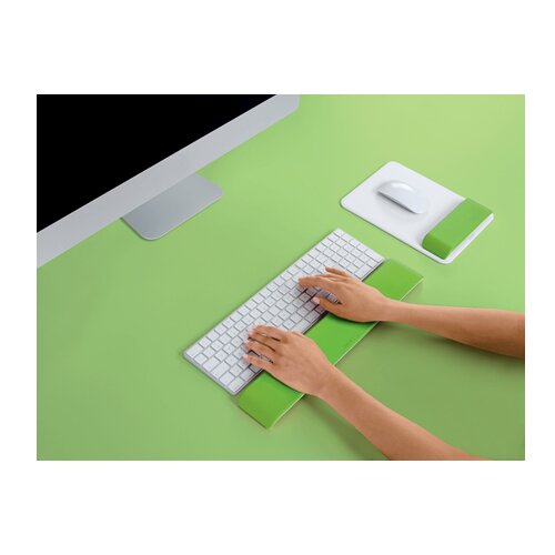 Zweckform počivalo zapestja za tipkovnico pena leitz ergo wow zelena 65230054 Slike