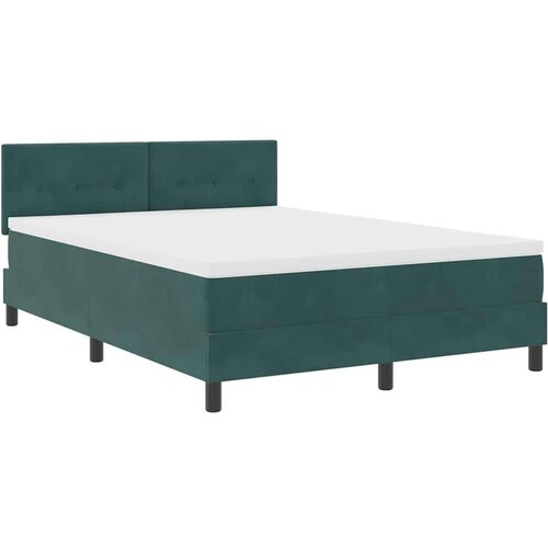  LED Box Spring Krevet Tamnozelena 160 x 200 cm Bar&amp;scaron;un Slike