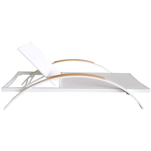 Nero Aluminijumska ležaljka 195x65x30 cm BEŽ Slike