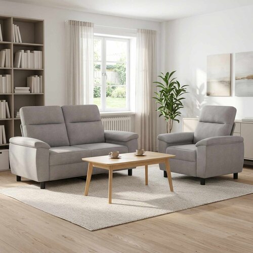  Set sofe 2 pcs Oblačnosiva Tkanina Cene