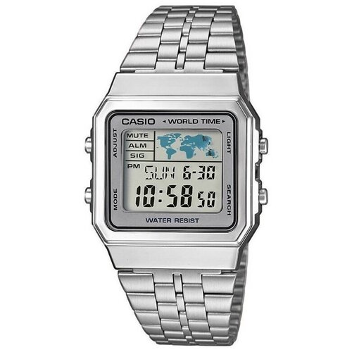Casio Digitalne ure A500WA7 Srebrna Cene