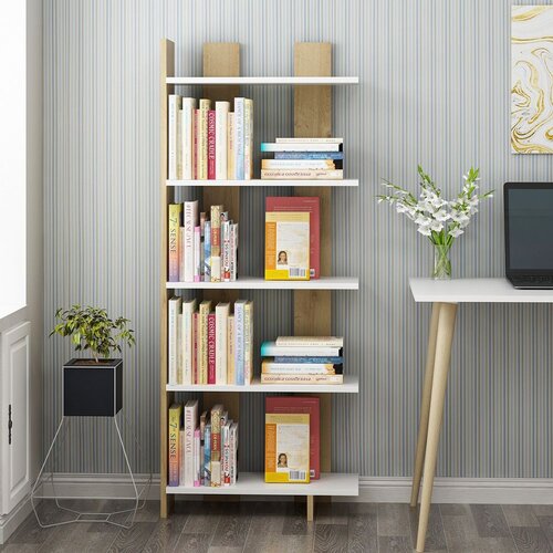 Woody Fashion Hanah Home Polica za knjige Elas Slike